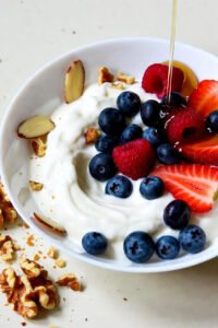 Greek Yogurt with Berries and Nuts
