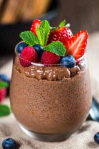 chocolate chia seed pudding