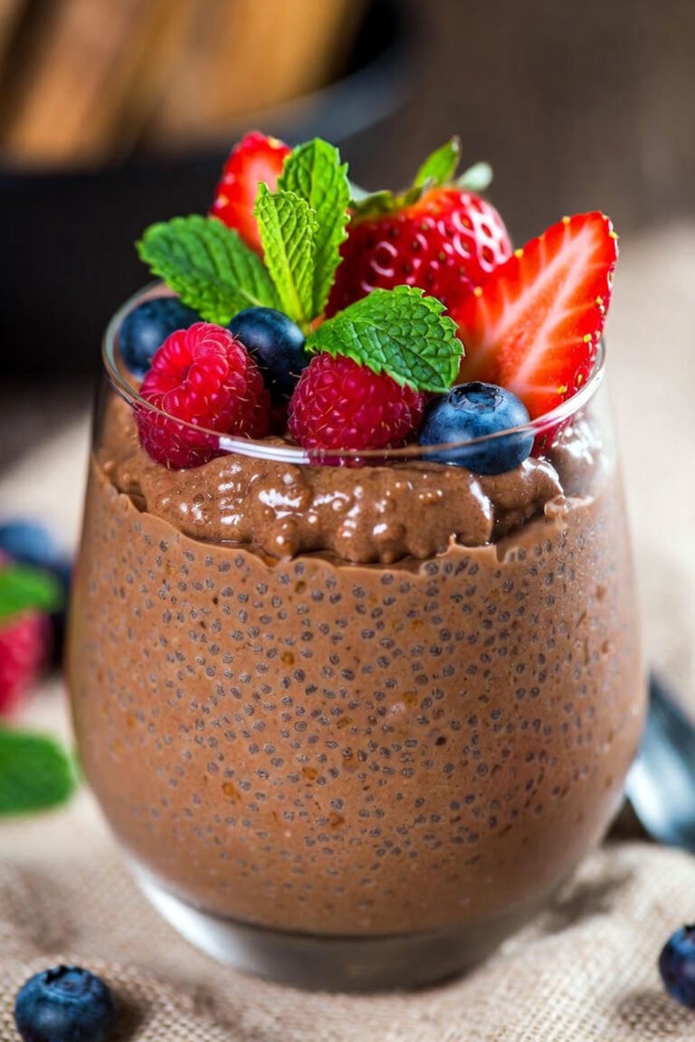 chocolate chia seed pudding