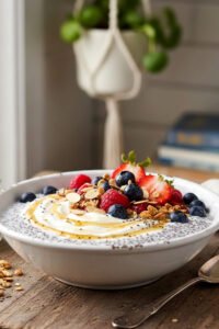 greek yogurt with chia seeds