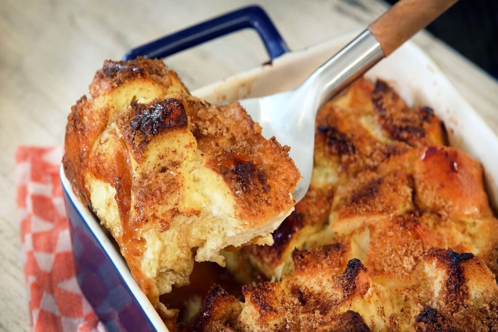 Overnight brioche french toast casserole