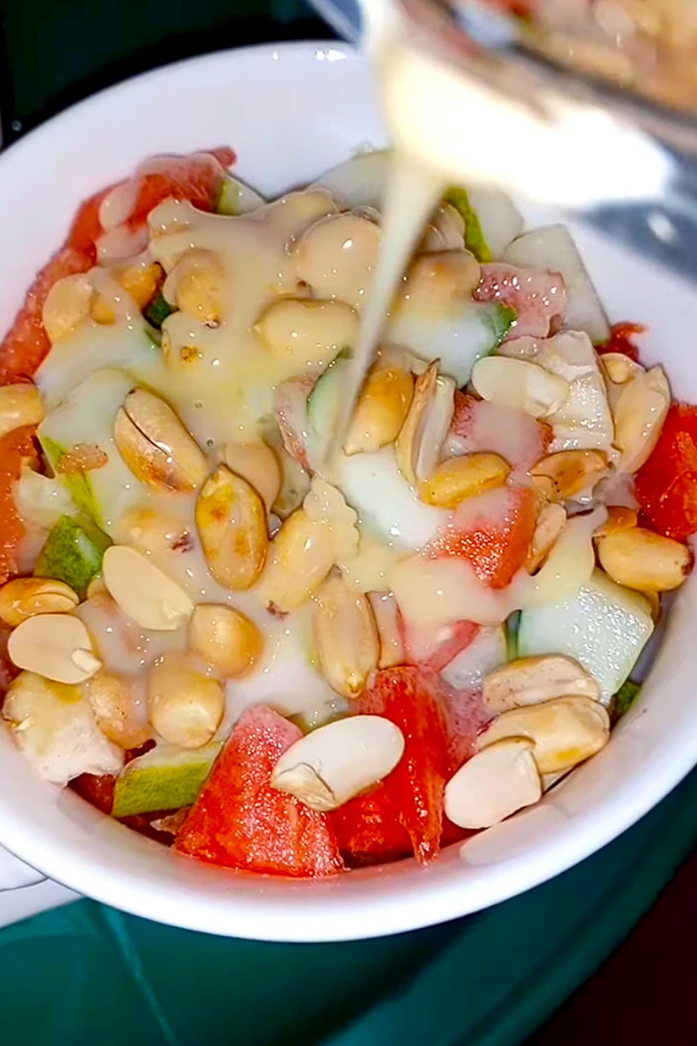 Fruit Salad with Marshmallows Condensed Milk