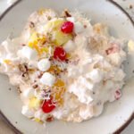 Fruit Salad with Marshmallows and Pecans