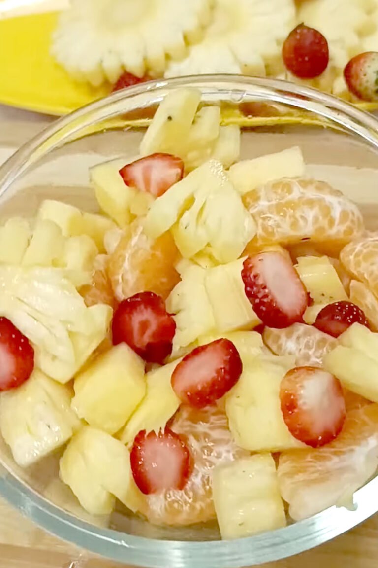 Fruit Salad with Pineapple and Oranges