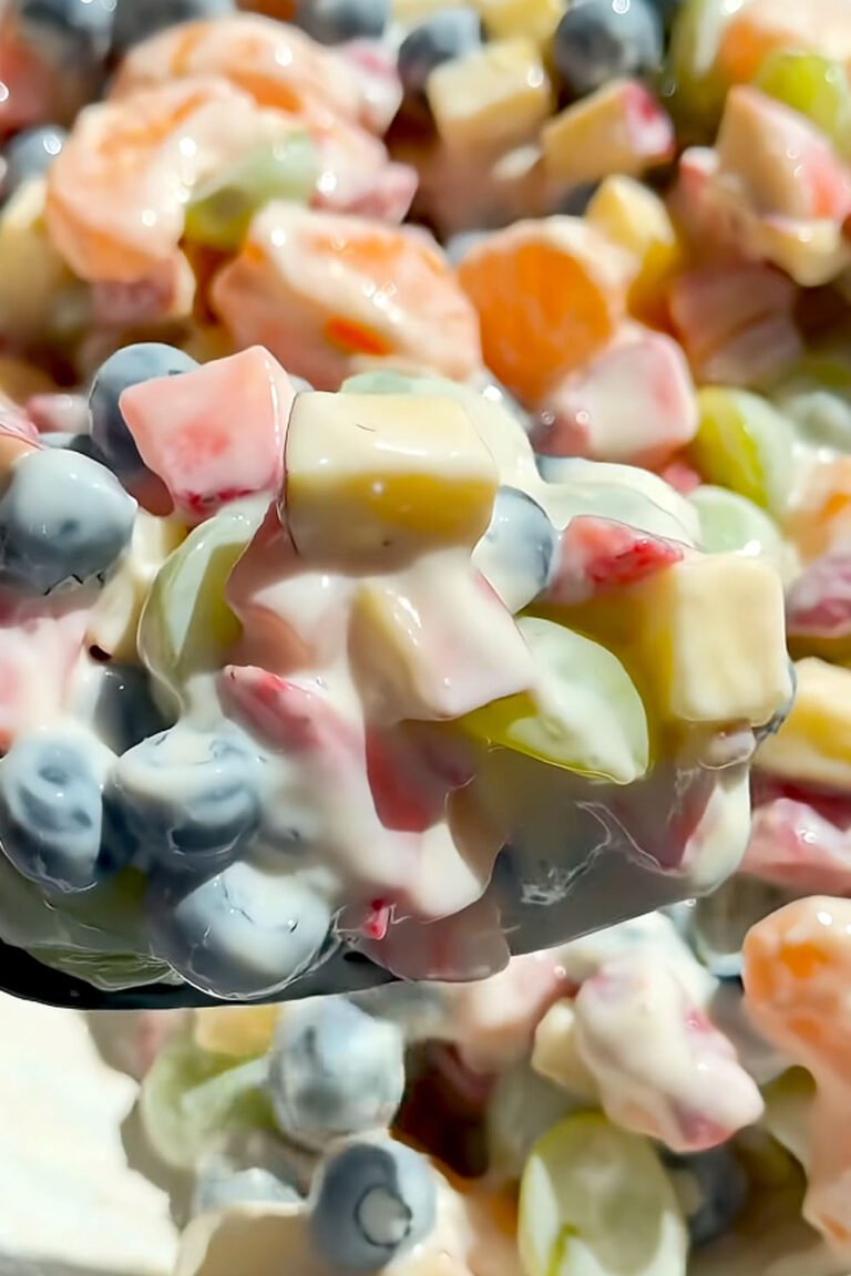 Fruit Salad with Whipped Cream