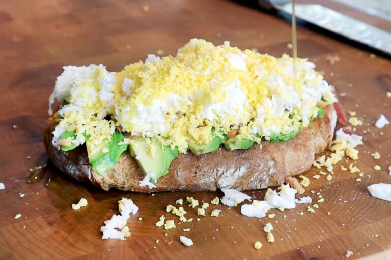 Avocado Toast with Hard Boiled Eggs