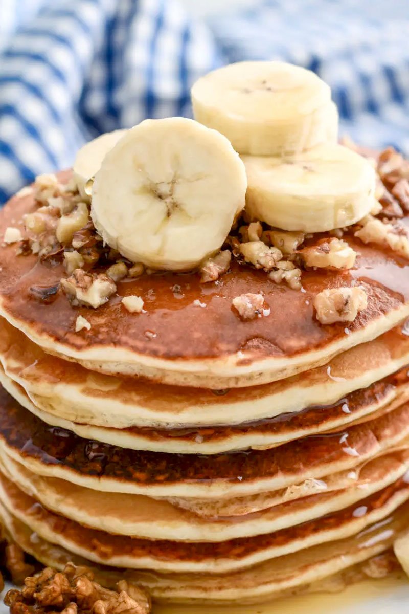 Banana and Oatmeal Pancakes