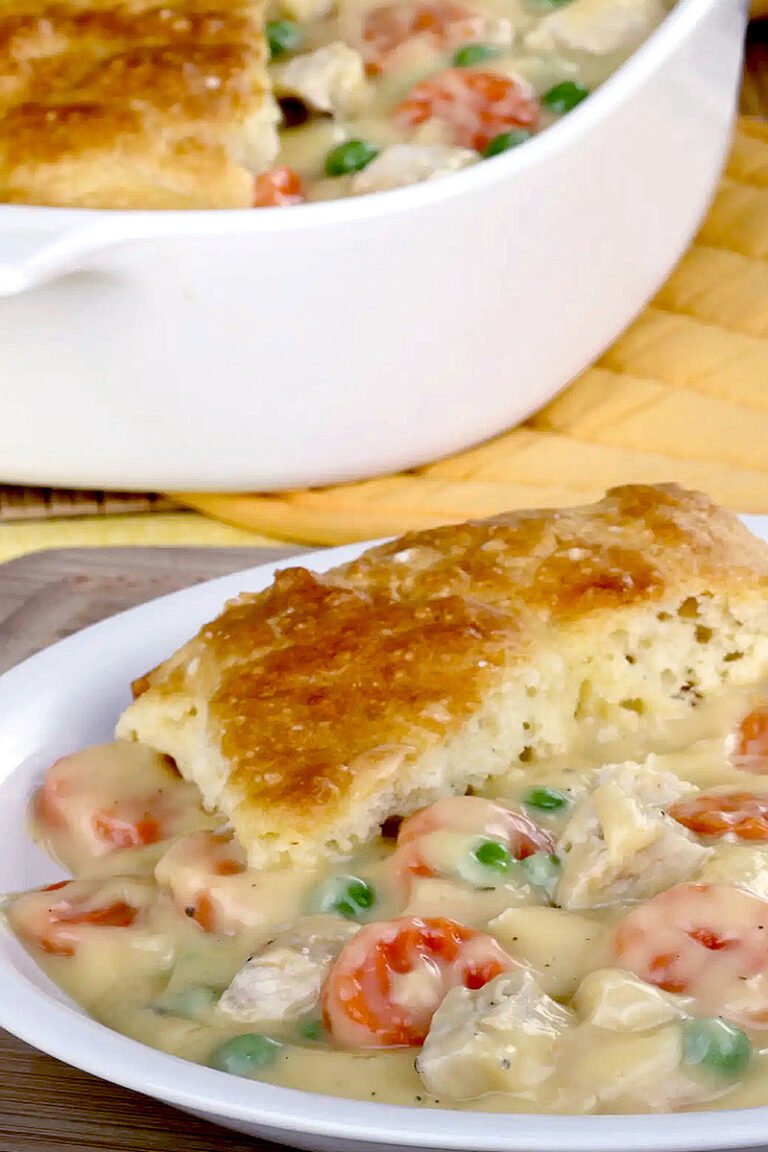 Chicken Pot Pie with Bisquick