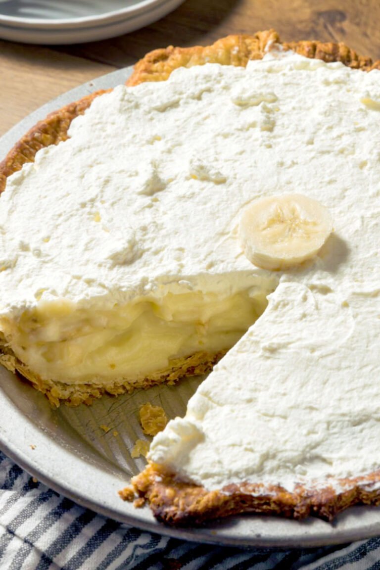 Homemade Banana Cream Pie