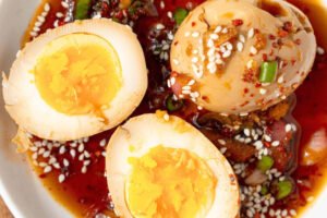 Soy Sauce Marinated Hard Boiled Eggs