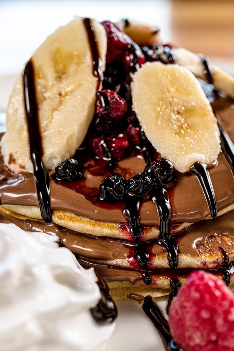 Banana Chocolate Chip Pancake