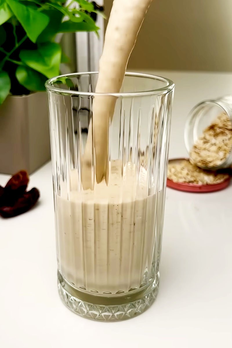 Banana Oat Milk Smoothie