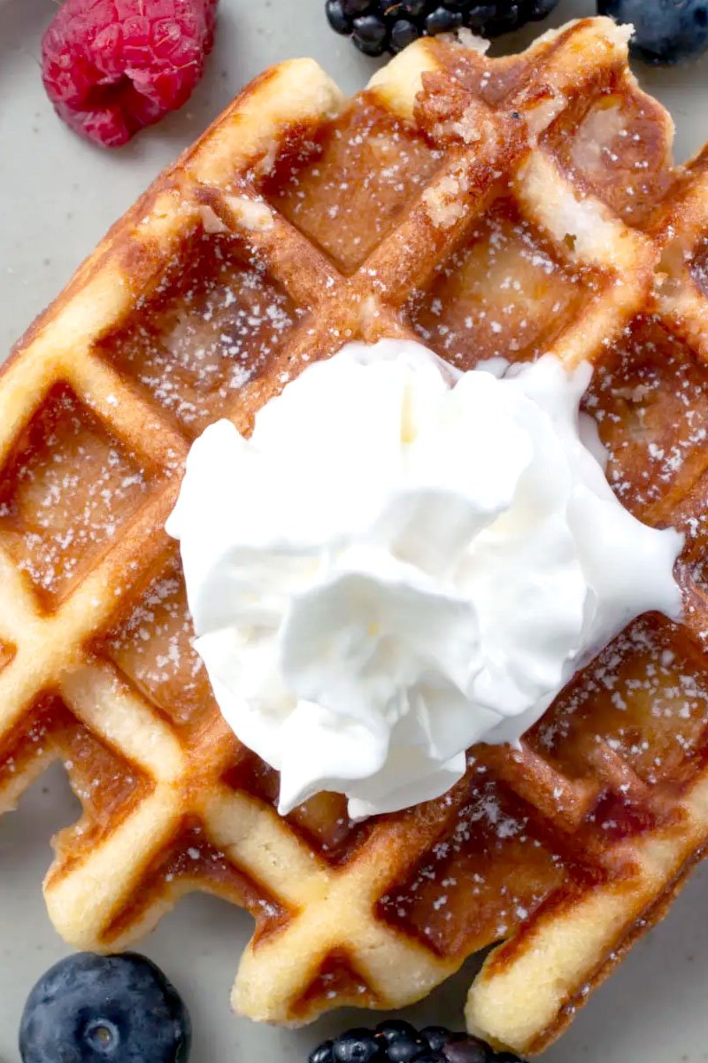 Belgian Pearl Sugar Waffles