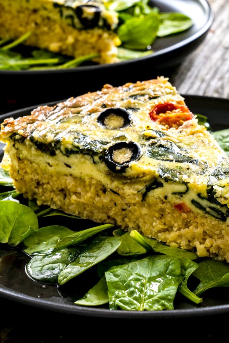 Brown Rice Crust Quiche