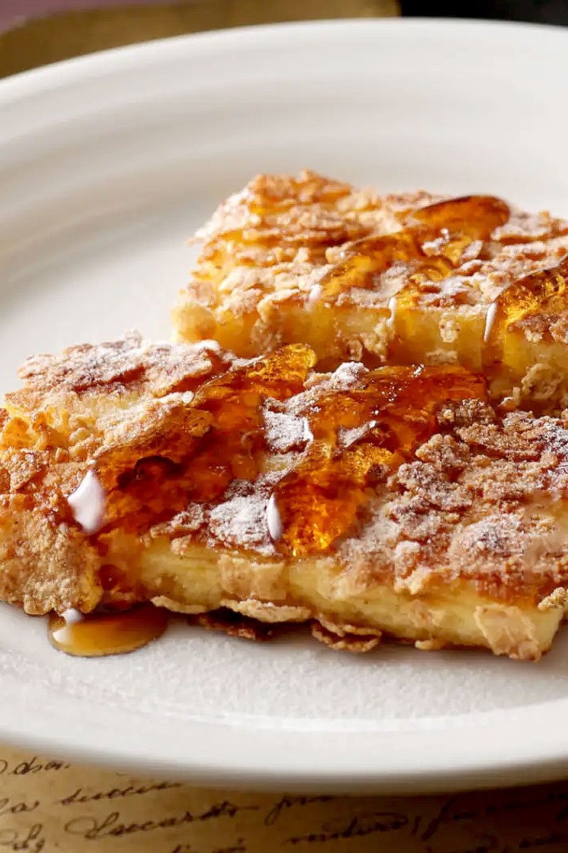 Cereal Coated French Toast Slices