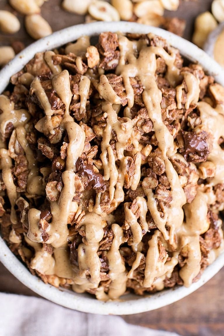 Chocolate Peanut Butter Granola Recipe