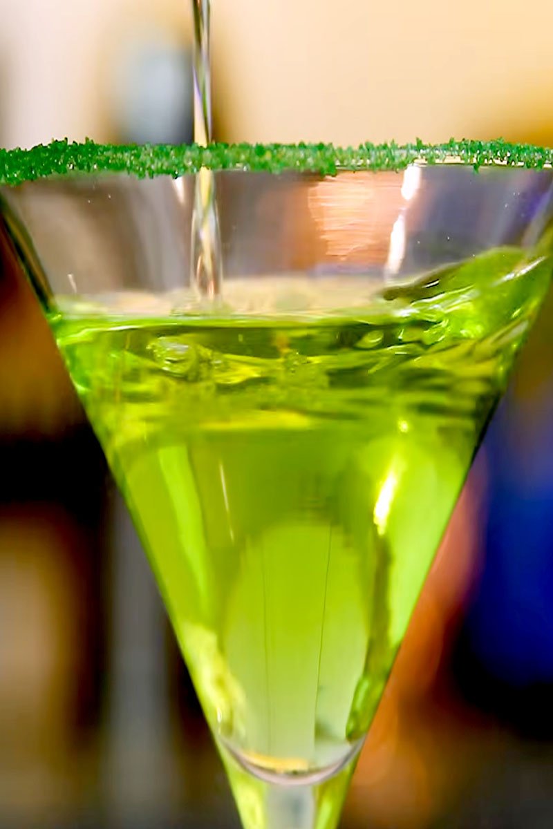 Green Apple Martini Cocktail