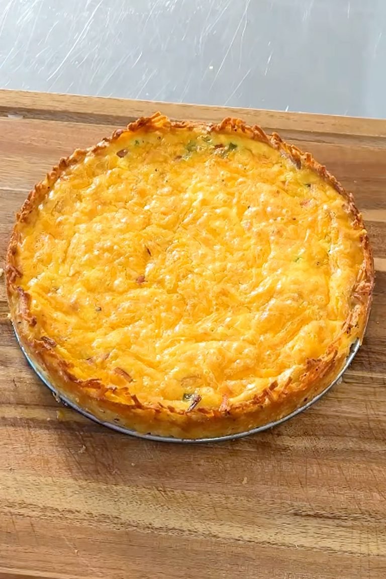Hash Brown Crust Quiche Recipe