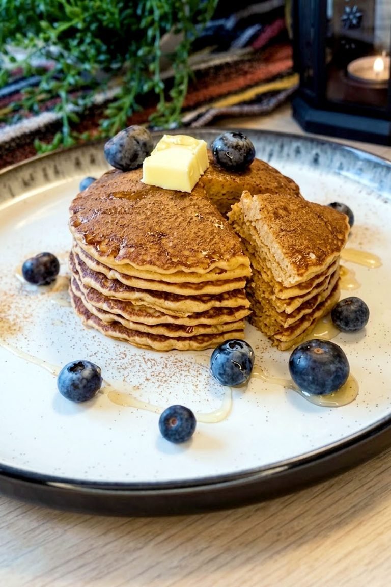 Whole Wheat Oatmeal Pancake Recipe